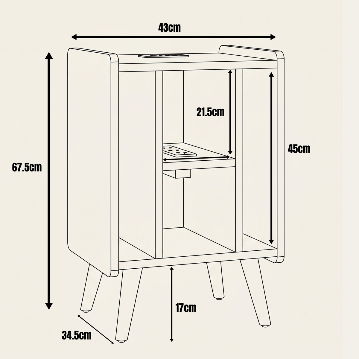Table Platine avec Station de Charge