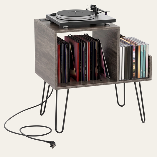 Table d'Appoint avec Station de Charge