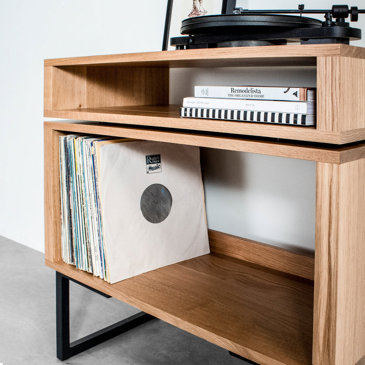 Meuble Platine Stack - Bois Massif, Pieds Carrés