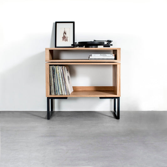 Meuble Platine Stack - Bois Massif, Pieds Carrés